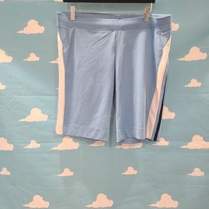 Nike Baby Blue Stripe Shorts